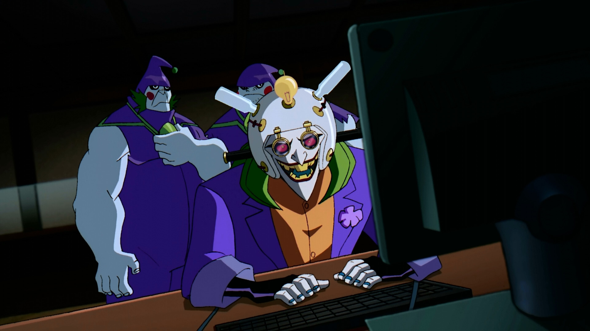 A still from The Metal Face of Comedy
