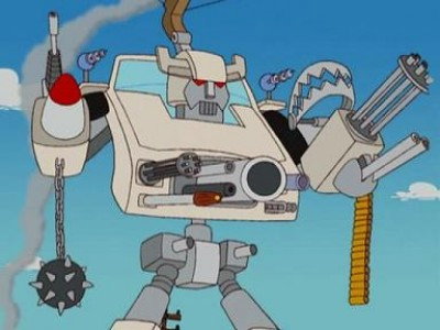 A still from Treehouse of Horror XIX