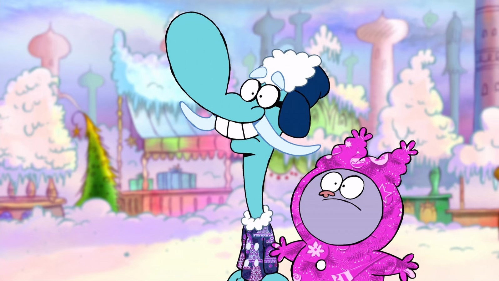 A still from Hey, Hey It's Knishmas!