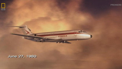 A still from Massacre Over the Mediterranean (Aerolinee Itavia Flight 870)