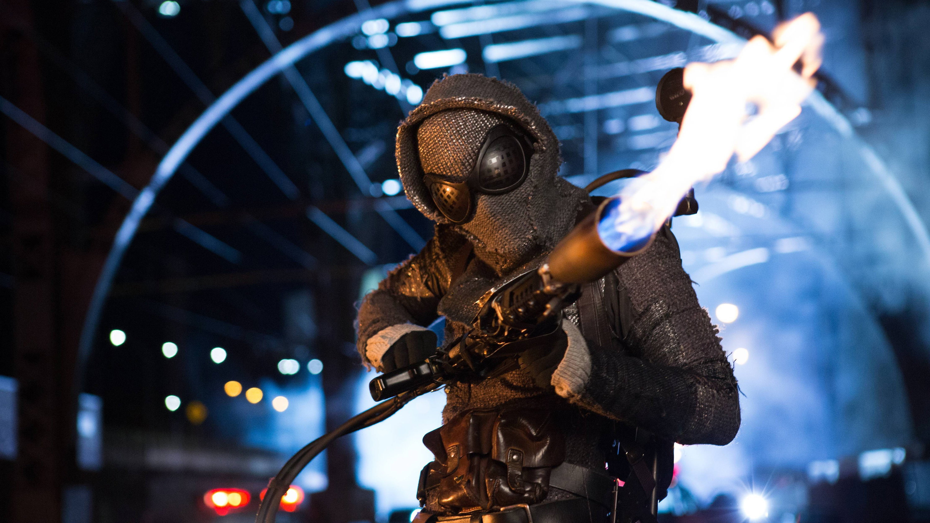 A still from Rise of the Villains: By Fire