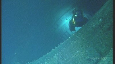 A still from Sinking the Supership