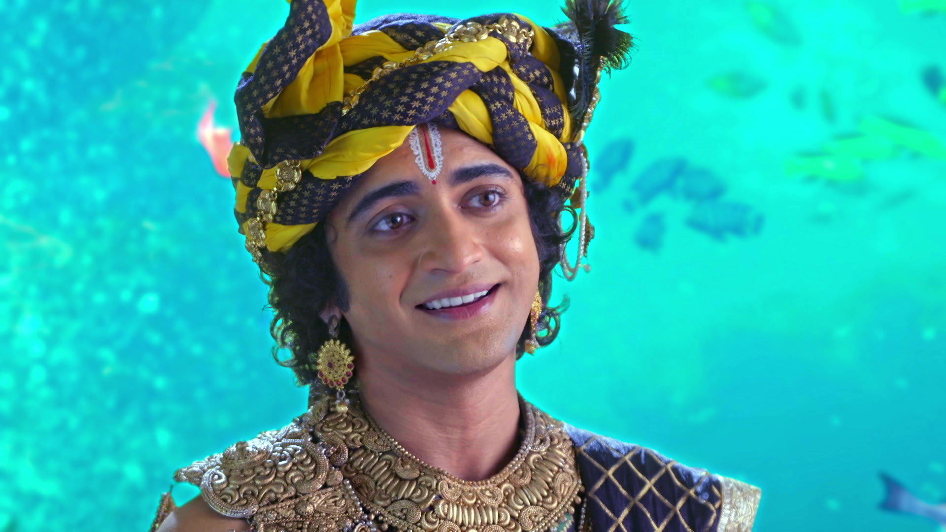 A still from Paundraka Instigates Radh