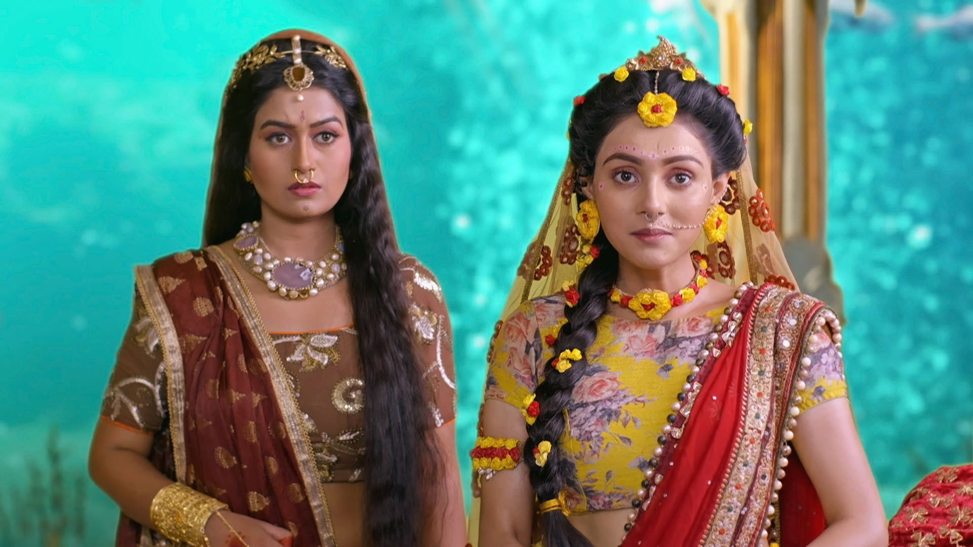 A still from Radha's Request to Rukmini