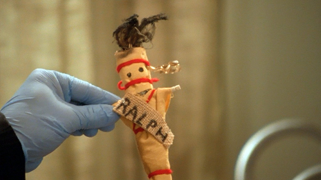 A still from Mr. Monk and the Voodoo Curse