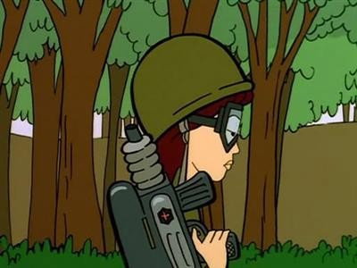 A still from The Daria Hunter