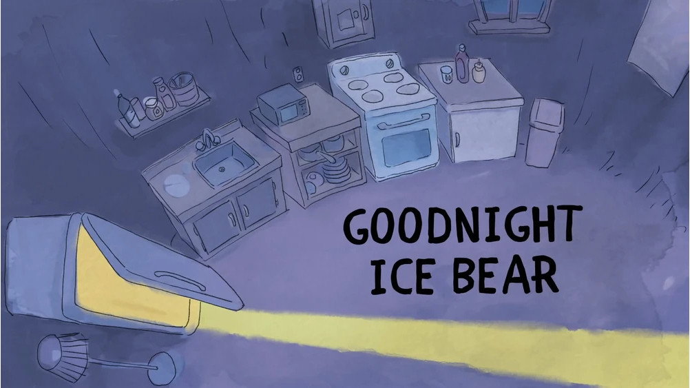 A still from Goodnight Ice Bear