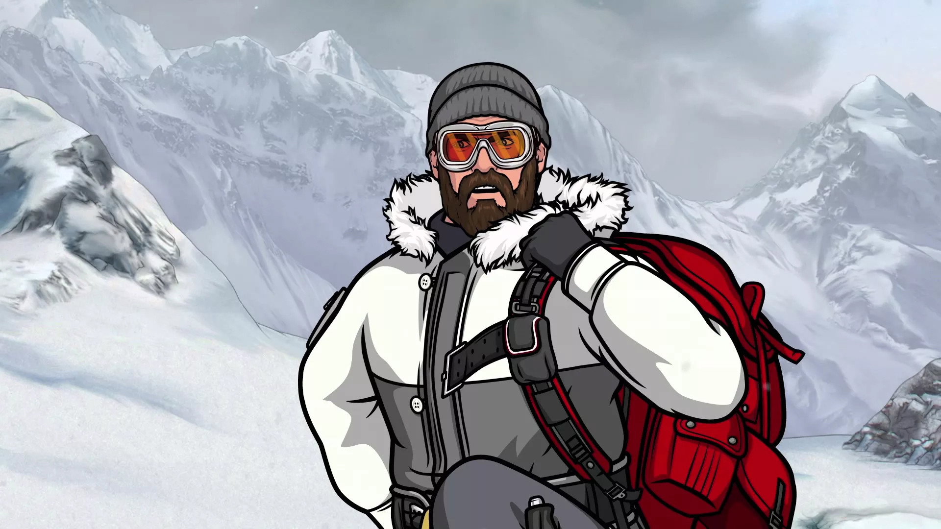 A still from The Archer Sanction