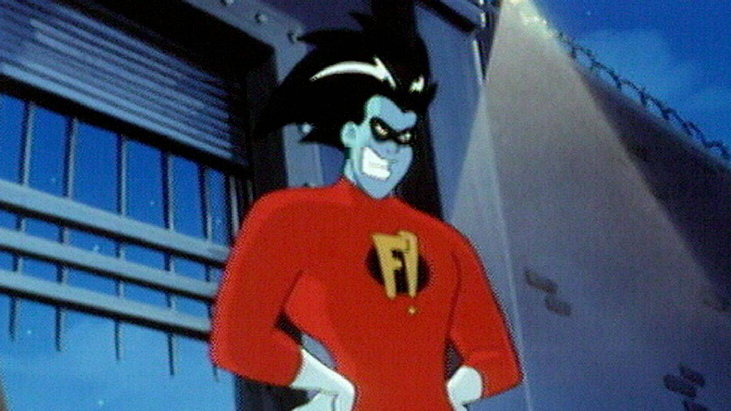 A still from Mission: Freakazoid
