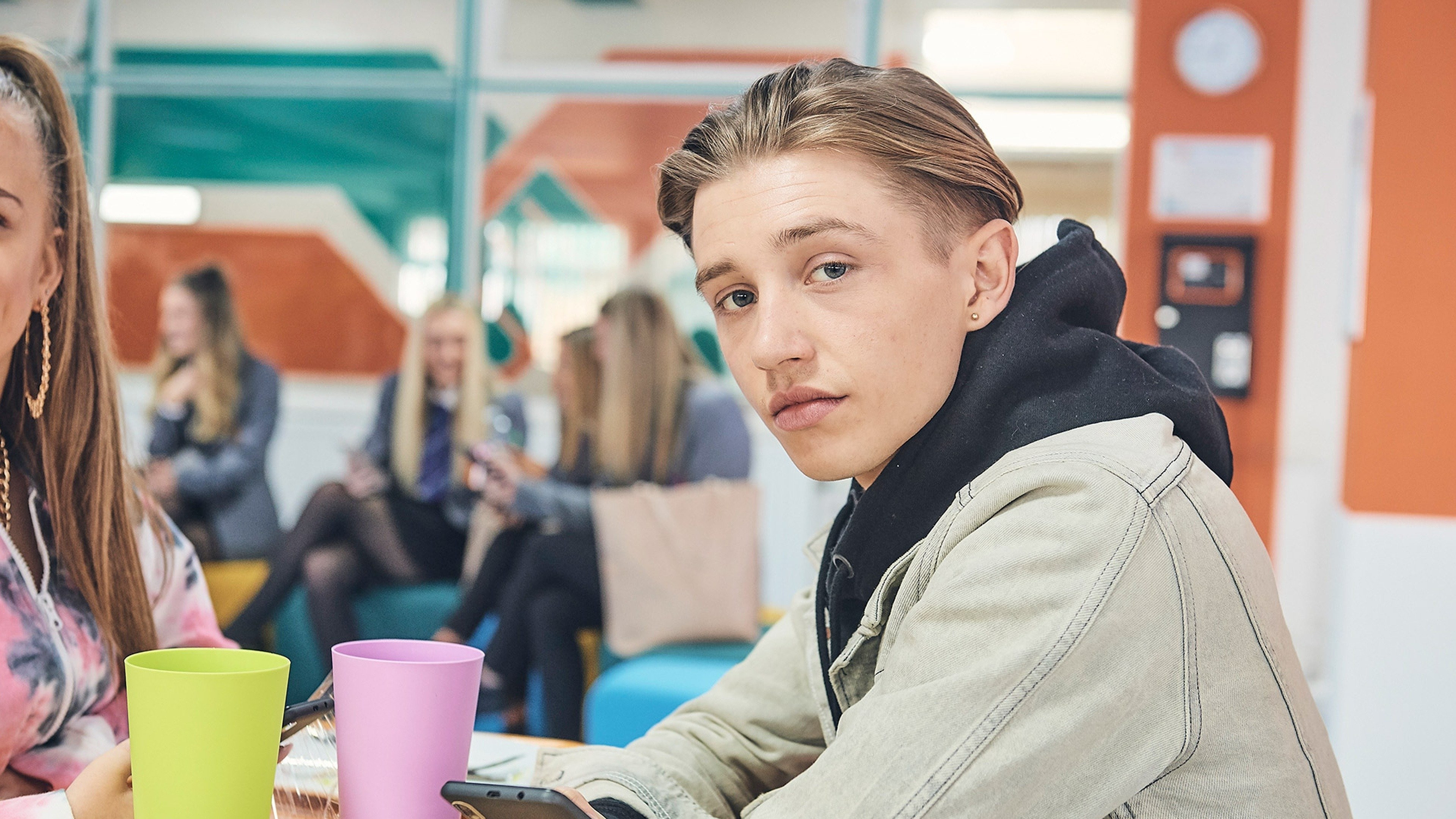 A still from New Boy Johnny