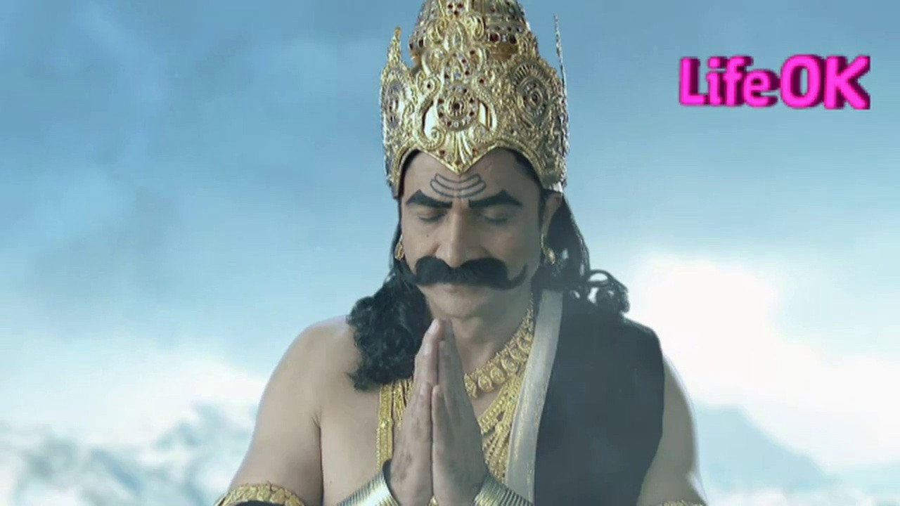 A still from Ganesh wants a comb for Parvati