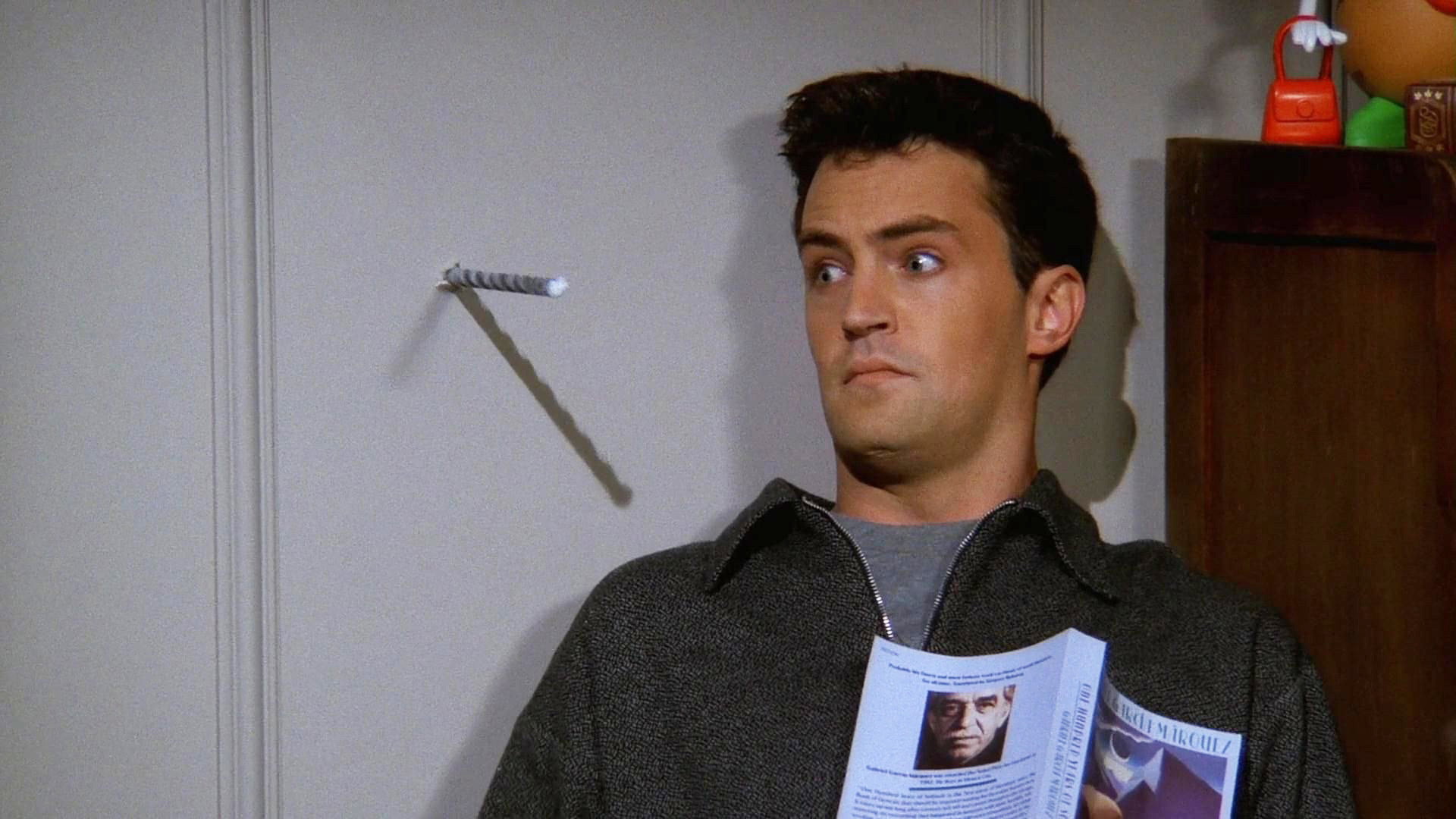 A still from The One with Frank, Jr.