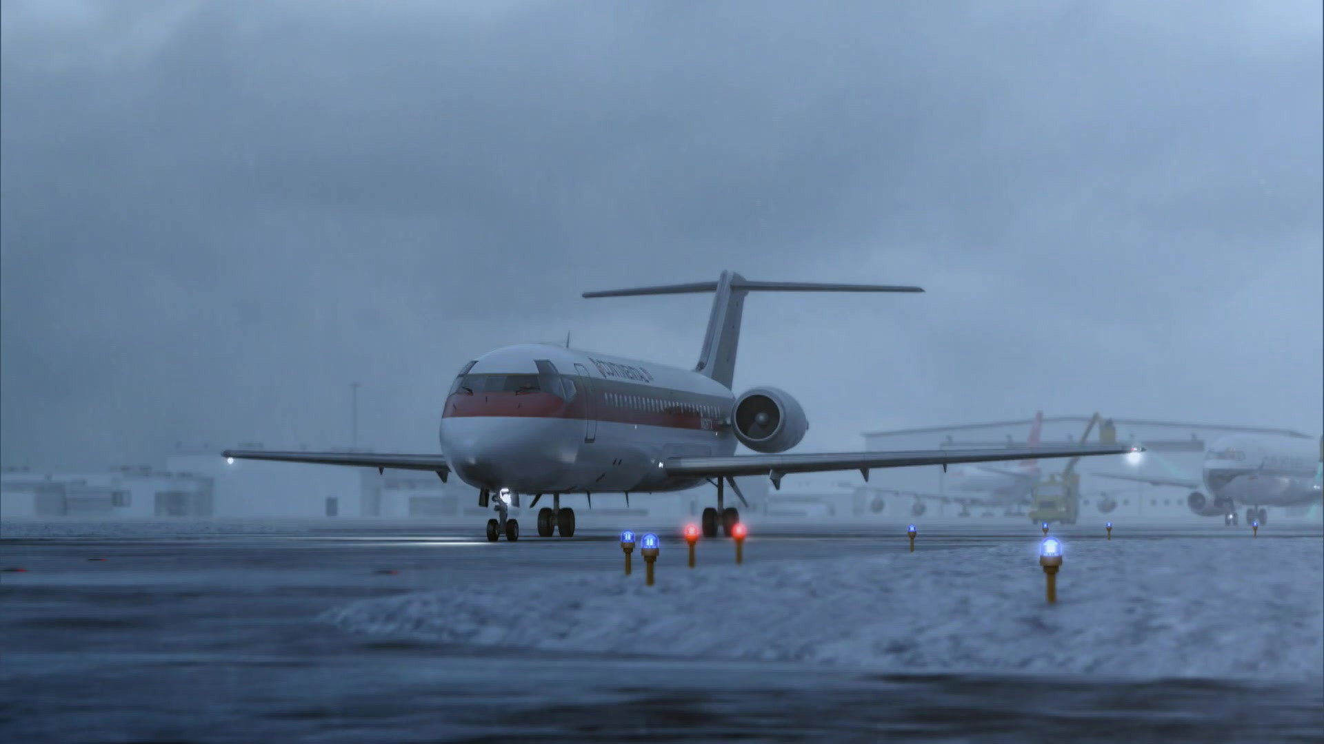 A still from Dead of Winter (Continental Airlines Flight 1713)