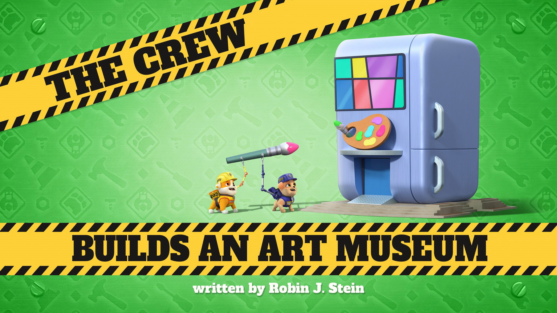 A still from The Crew Builds an Art Museum