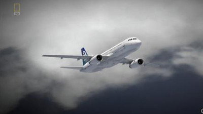 A still from Imperfect Pitch (XL Airways Germany Flight 888T)