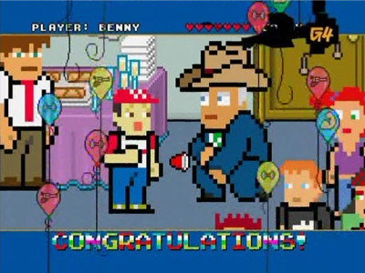 A still from Benny's Birthday