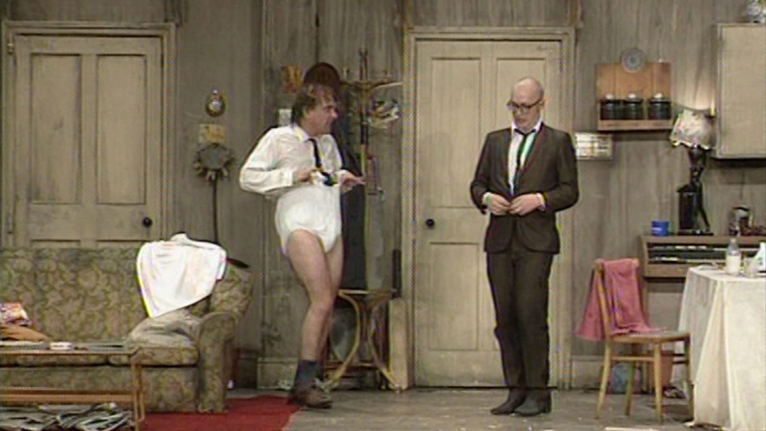 A still from Bottom Live