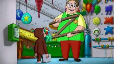 A still from Monkey Size Me