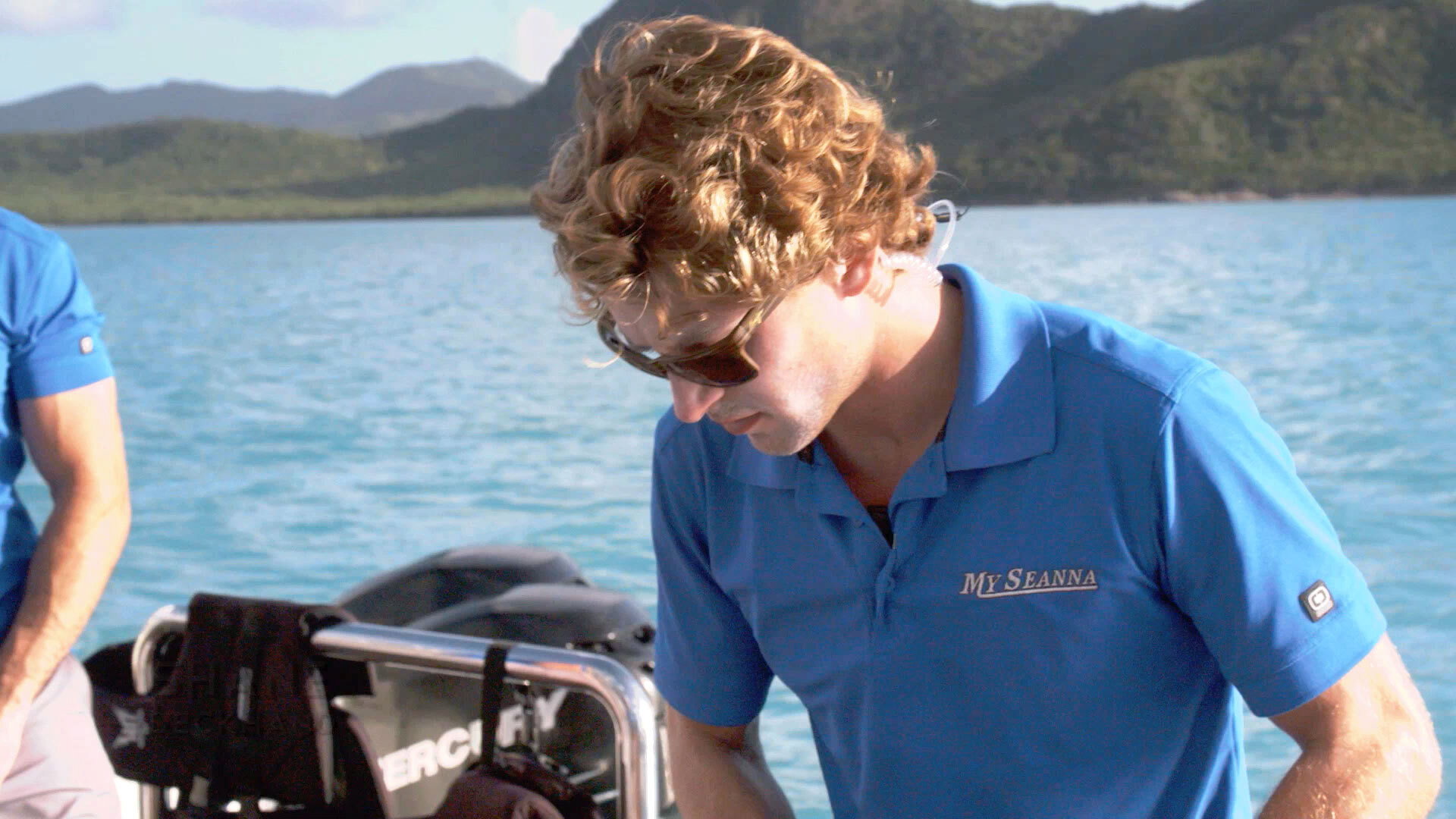A still from Just Another Day in Paradise