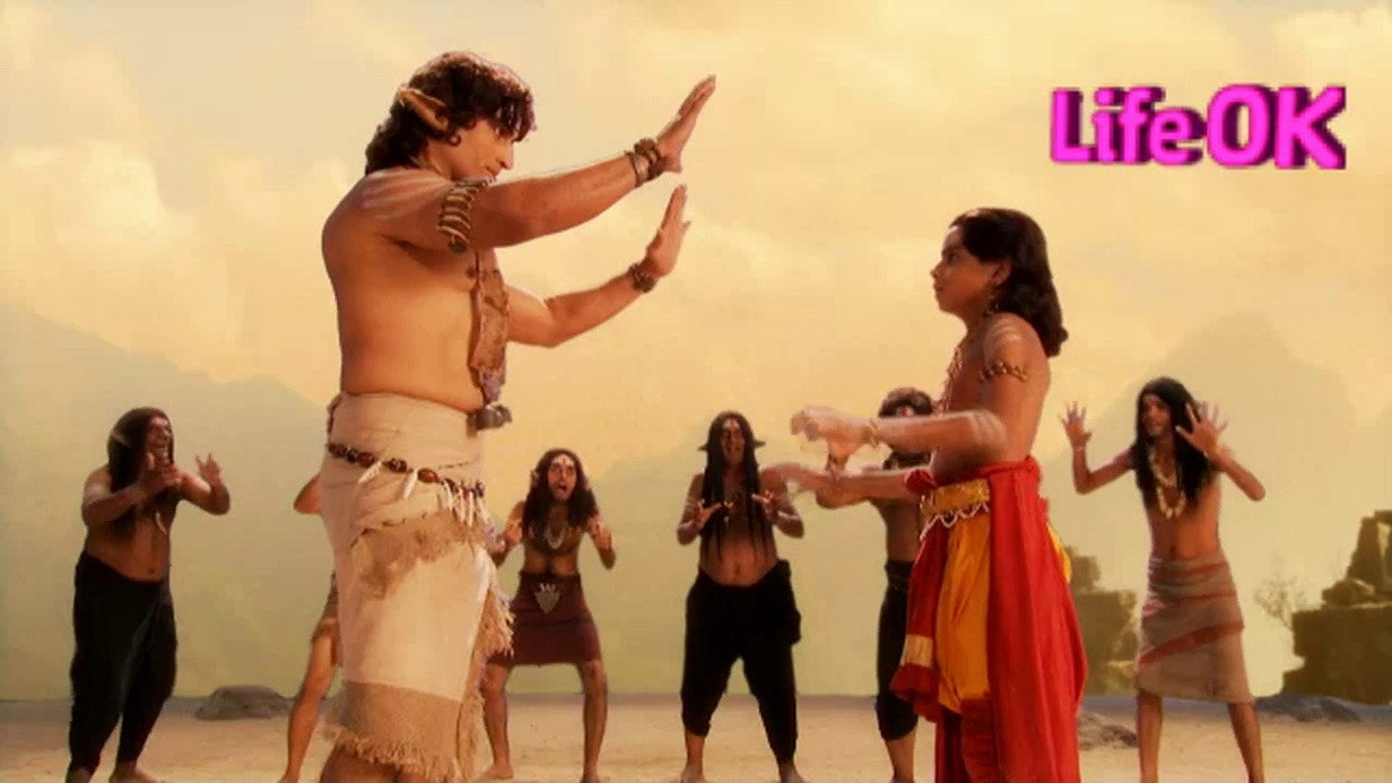A still from Parvati curses Ganga