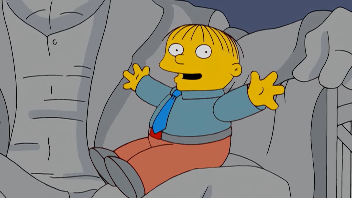 A still from E Pluribus Wiggum