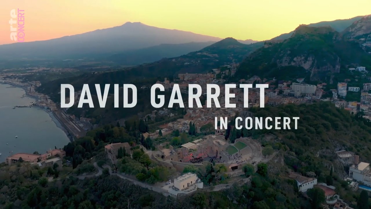 Backdrop image for movie David Garrett in concert - Auf dem antiken Theater in Taormina auf Sizilien
