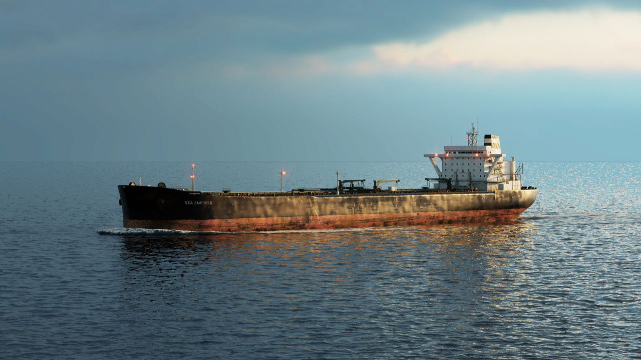Backdrop image for movie Black Waters: The Sea Empress Disaster