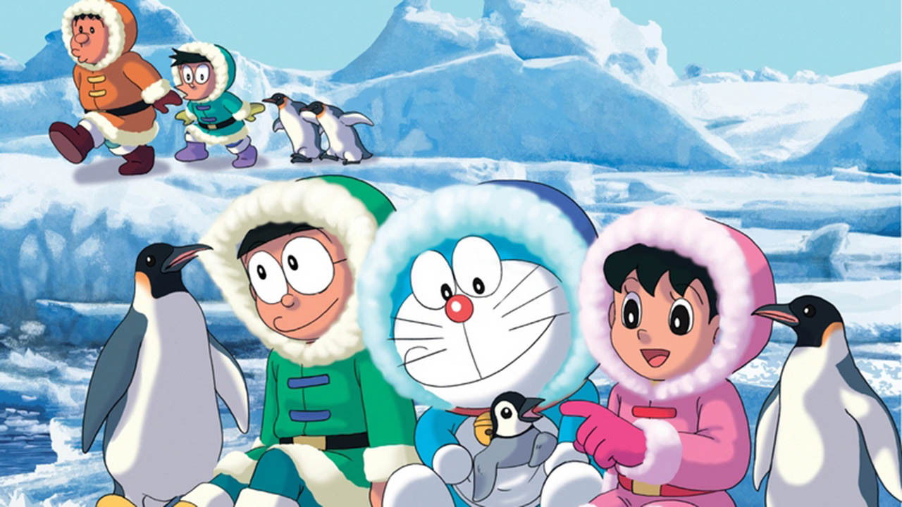 Backdrop image for movie Doraemon: Nobita's Great Adventure in the Antarctic Kachi Kochi