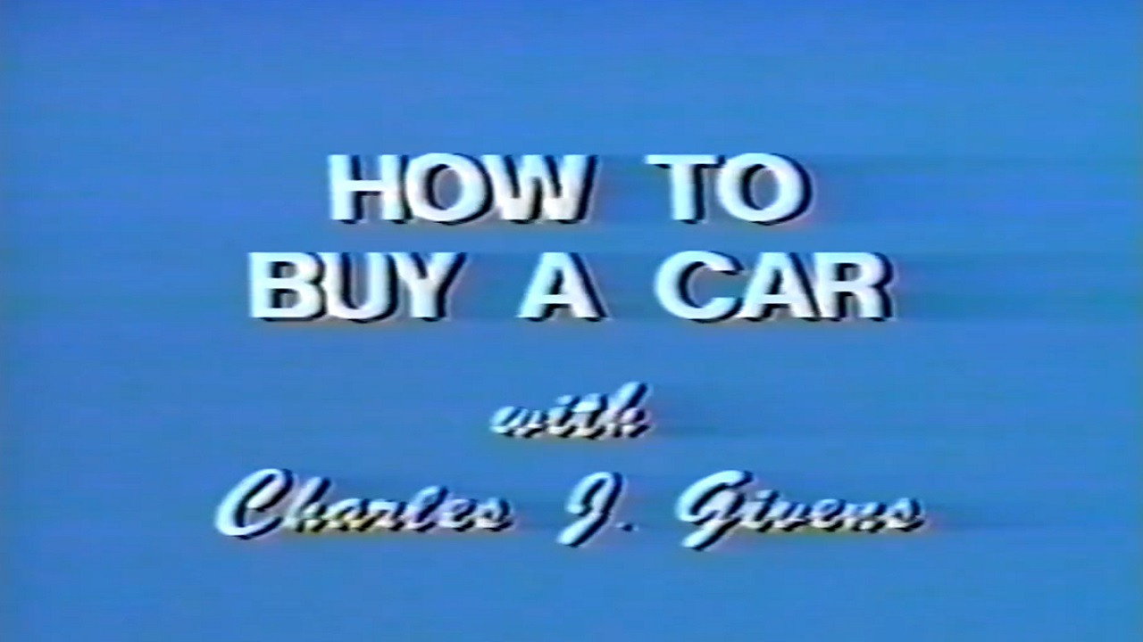 Backdrop image for movie How to Buy a Car With Charles J. Givens