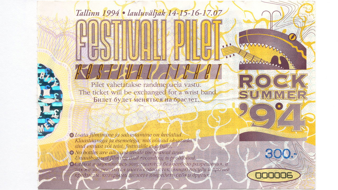 Backdrop image for movie Fish - Concert at Rock Summer festival 1994 Tallinn, Estonia
