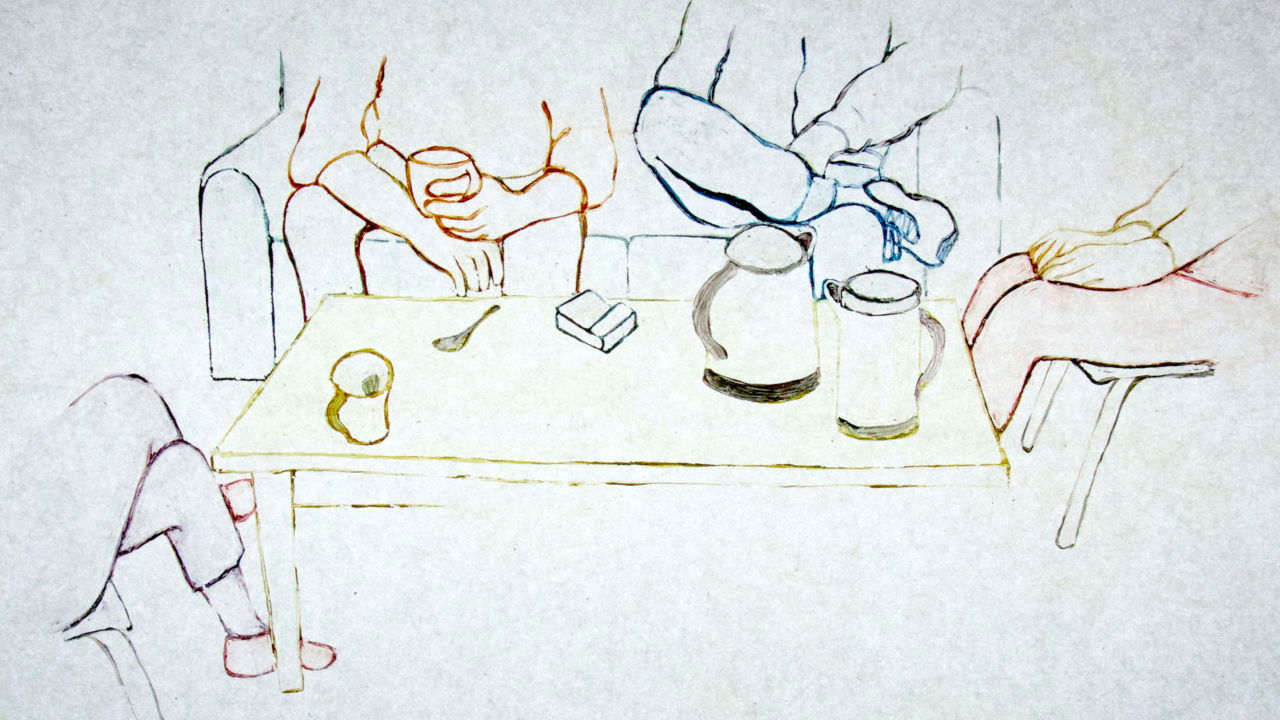 Backdrop image for movie Discussion animée entre Entendeurs de voix