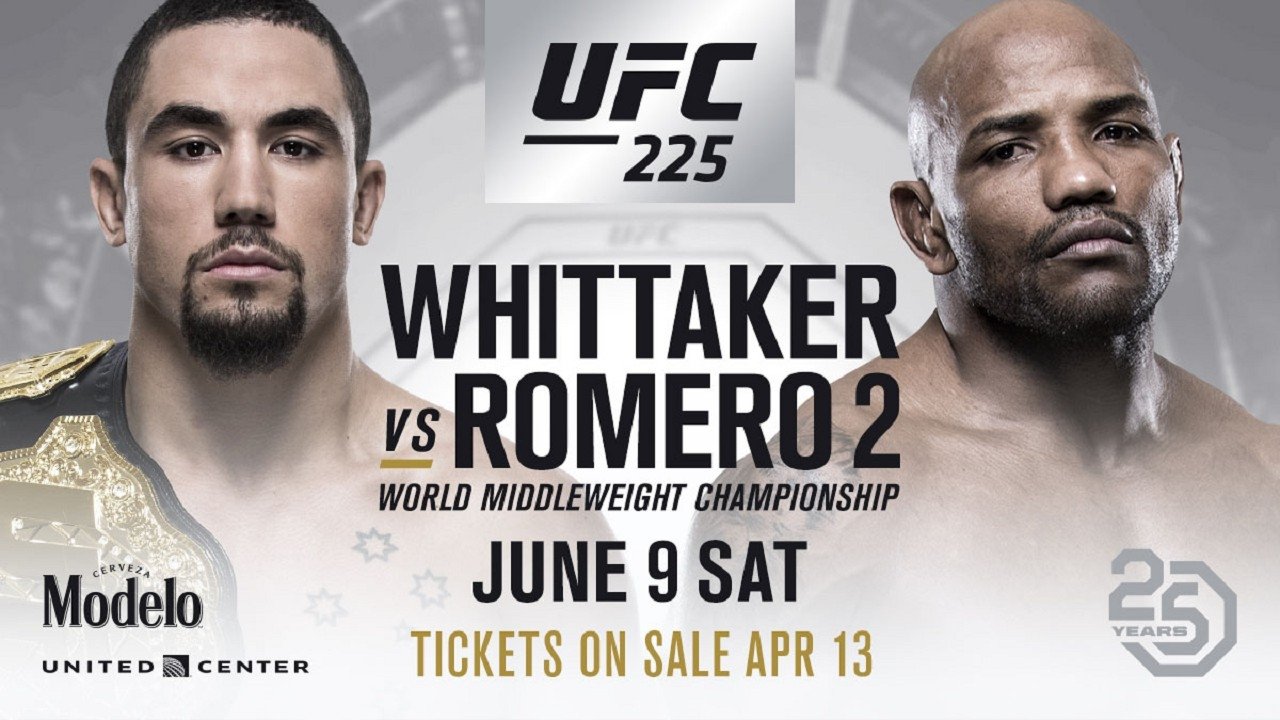 Backdrop image for movie UFC 225: Whittaker vs. Romero 2