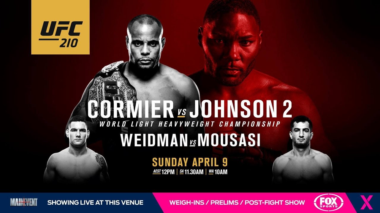 Backdrop image for movie UFC 210: Cormier vs. Johnson 2