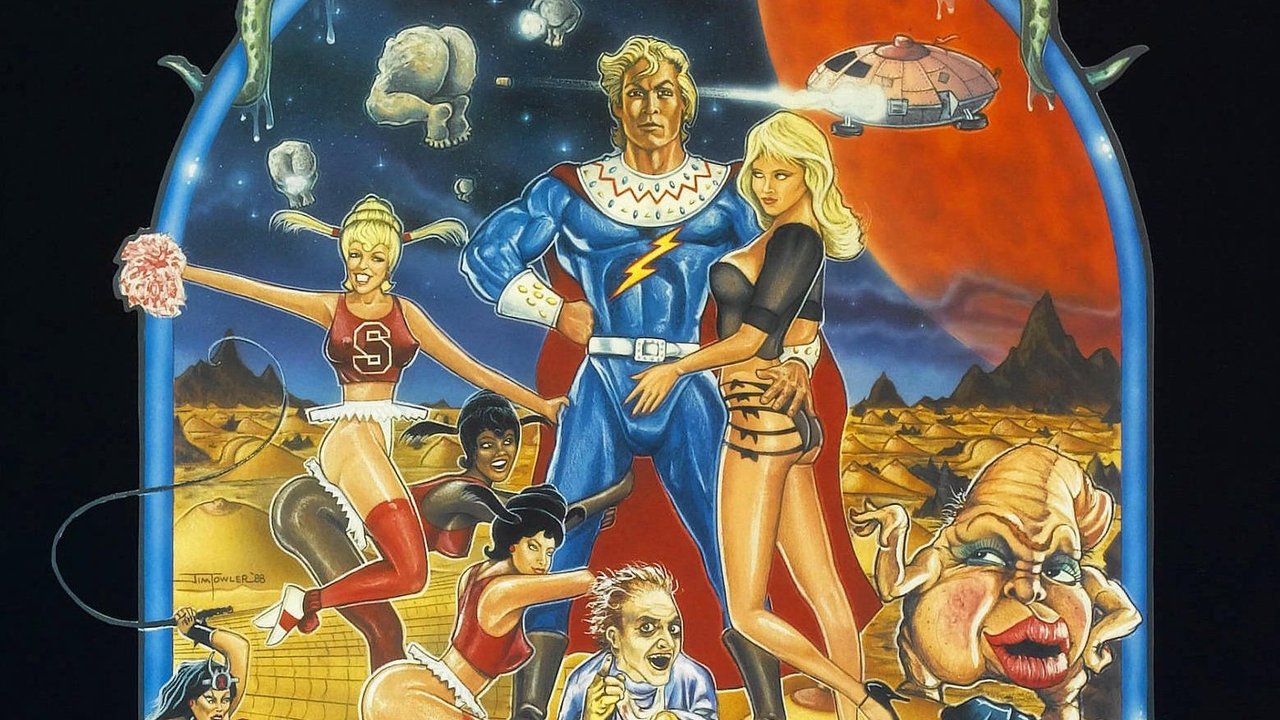 Backdrop image for movie Flesh Gordon Meets the Cosmic Cheerleaders