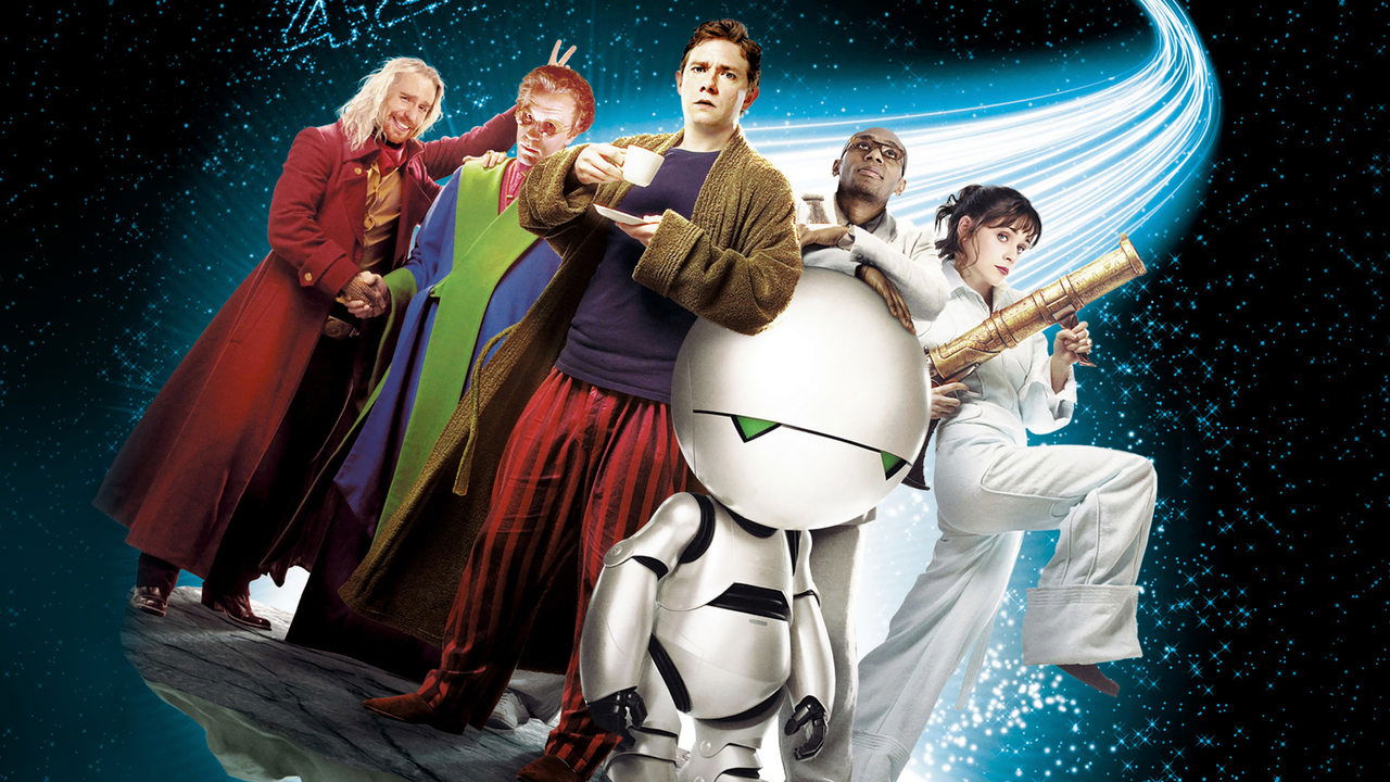Backdrop image for movie The Hitchhiker's Guide to the Galaxy