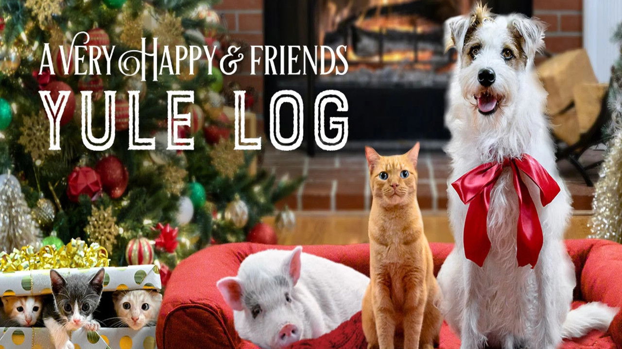 Backdrop image for movie A Very Happy & Friends Yule Log