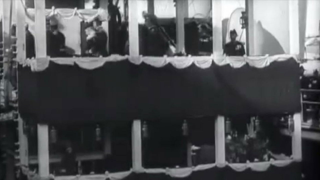 Backdrop image for movie Cherbourg: Entrée des souverains russes et du président de la République sous le hall