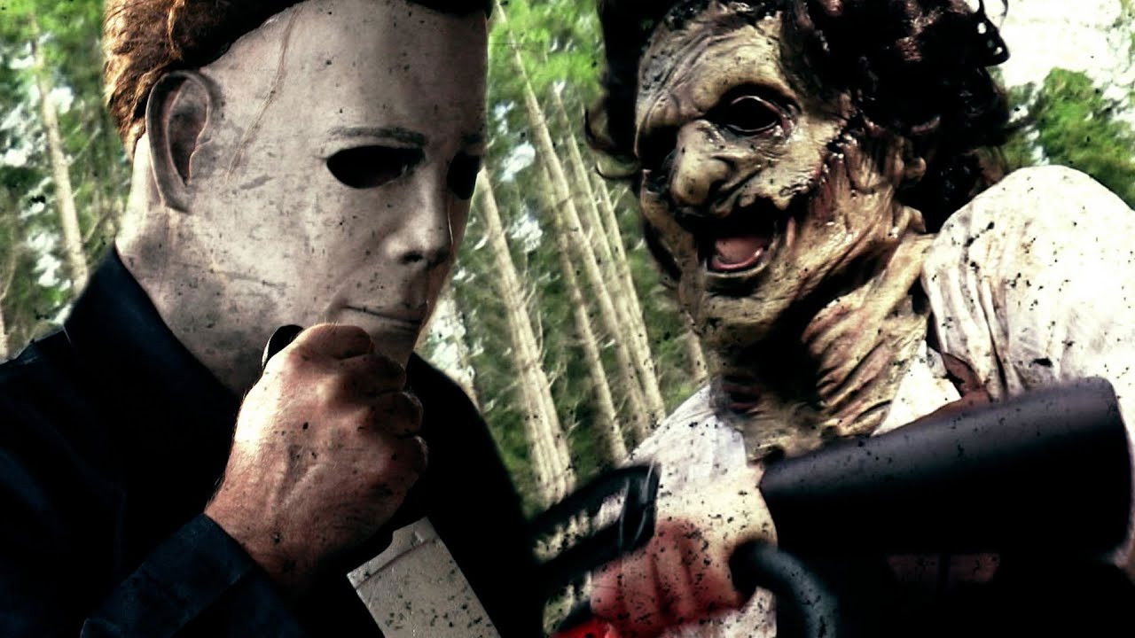 Backdrop image for movie MICHAEL MYERS vs LEATHERFACE (Halloween vs Texas Chainsaw) Fan Film 2018
