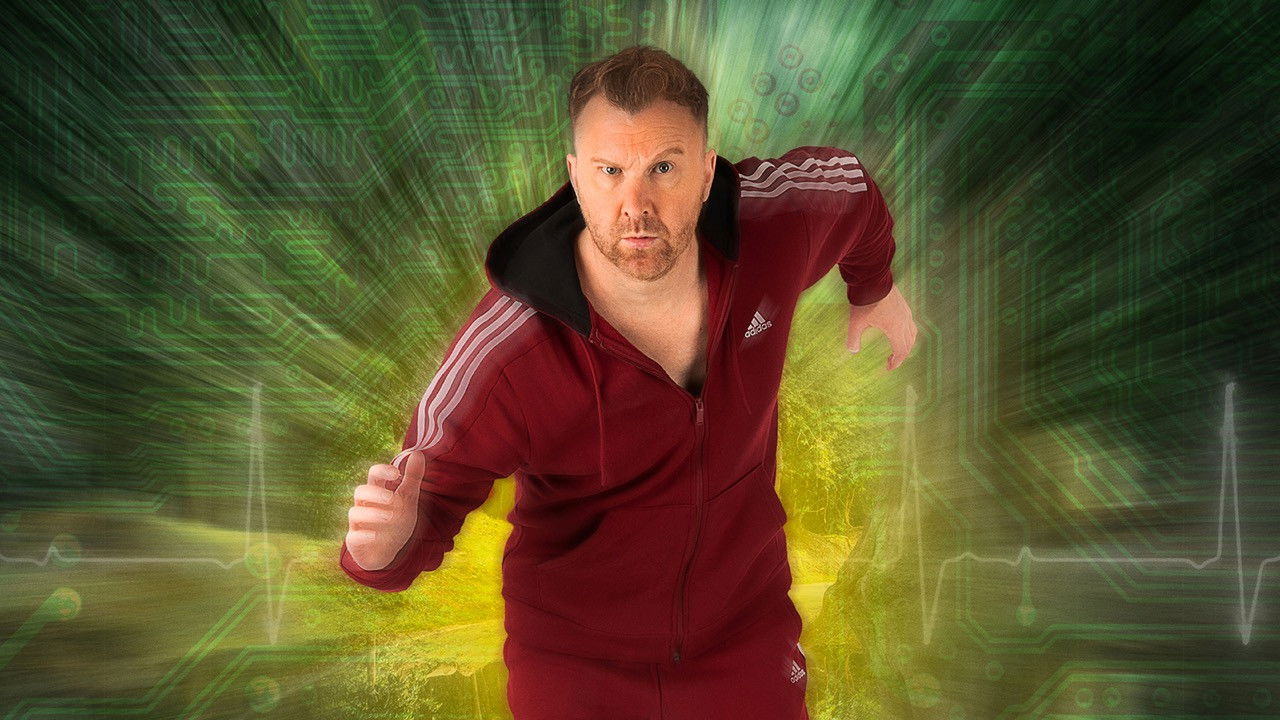 Backdrop image for movie Jason Byrne is... The Ironic Bionic Man