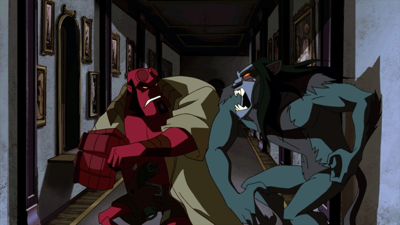 Backdrop image for movie Hellboy Animated: Blood and Iron