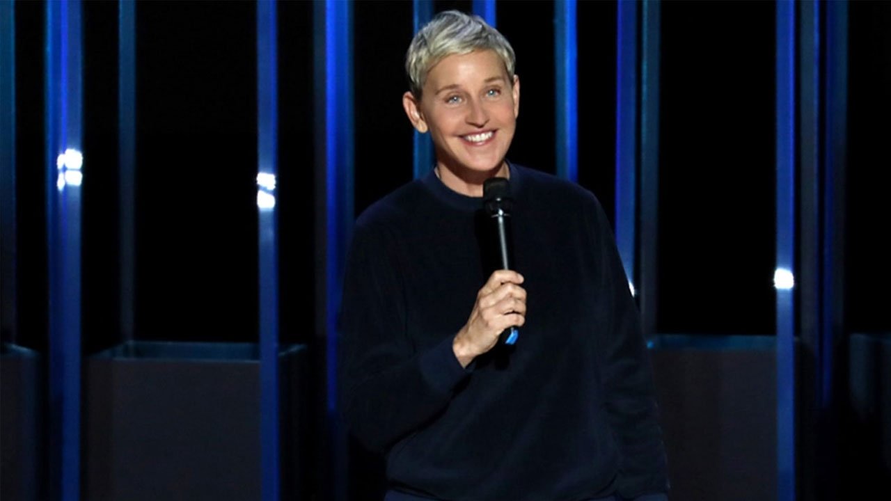 Backdrop image for movie Ellen DeGeneres: Here and Now