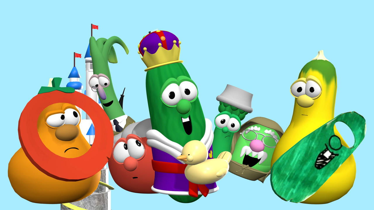Backdrop image for movie VeggieTales: King George and the Ducky