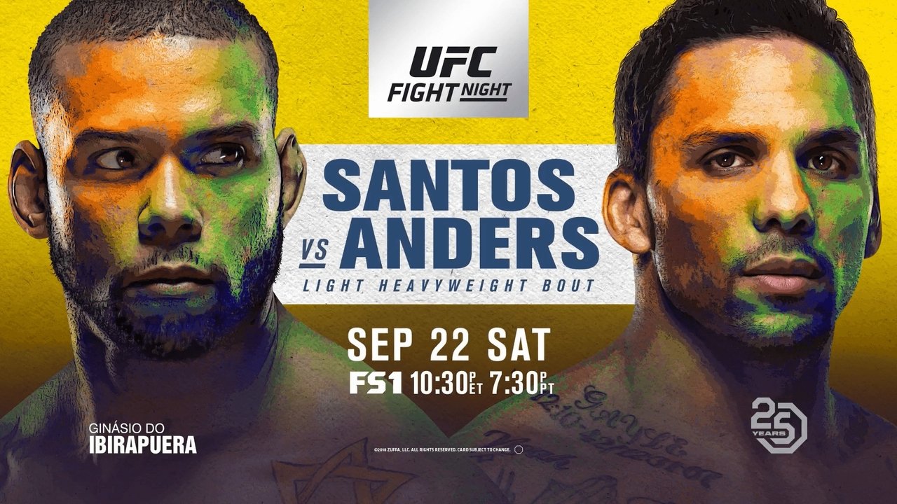 Backdrop image for movie UFC Fight Night 137: Santos vs. Anders