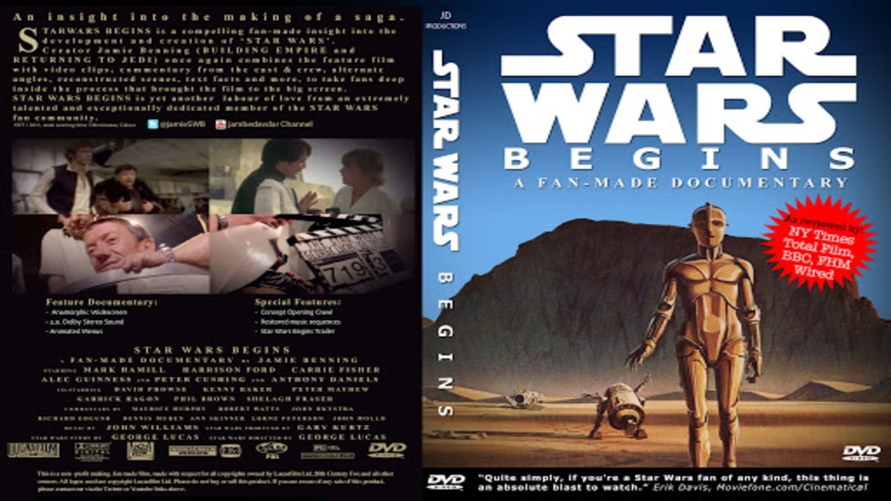 Backdrop image for movie Star Wars Begins: A Filmumentary