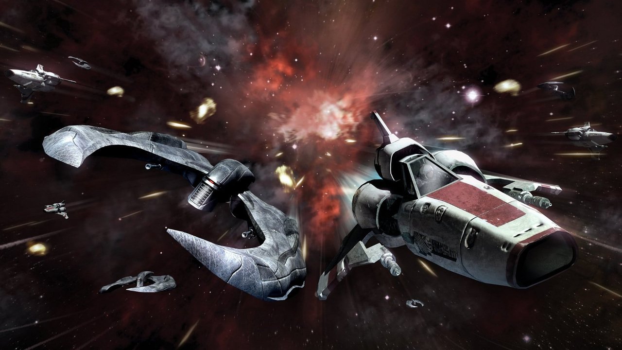 Backdrop image for movie Battlestar Galactica: Blood & Chrome