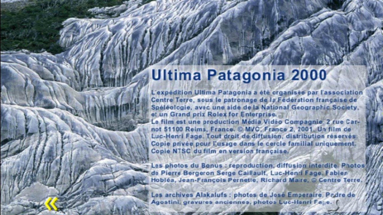 Backdrop image for movie L'expédition Ultima Patagonia