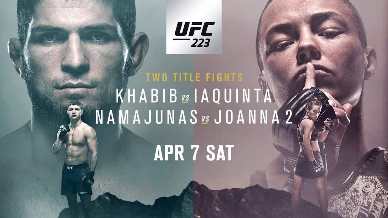 Backdrop image for movie UFC 223: Khabib vs. Iaquinta