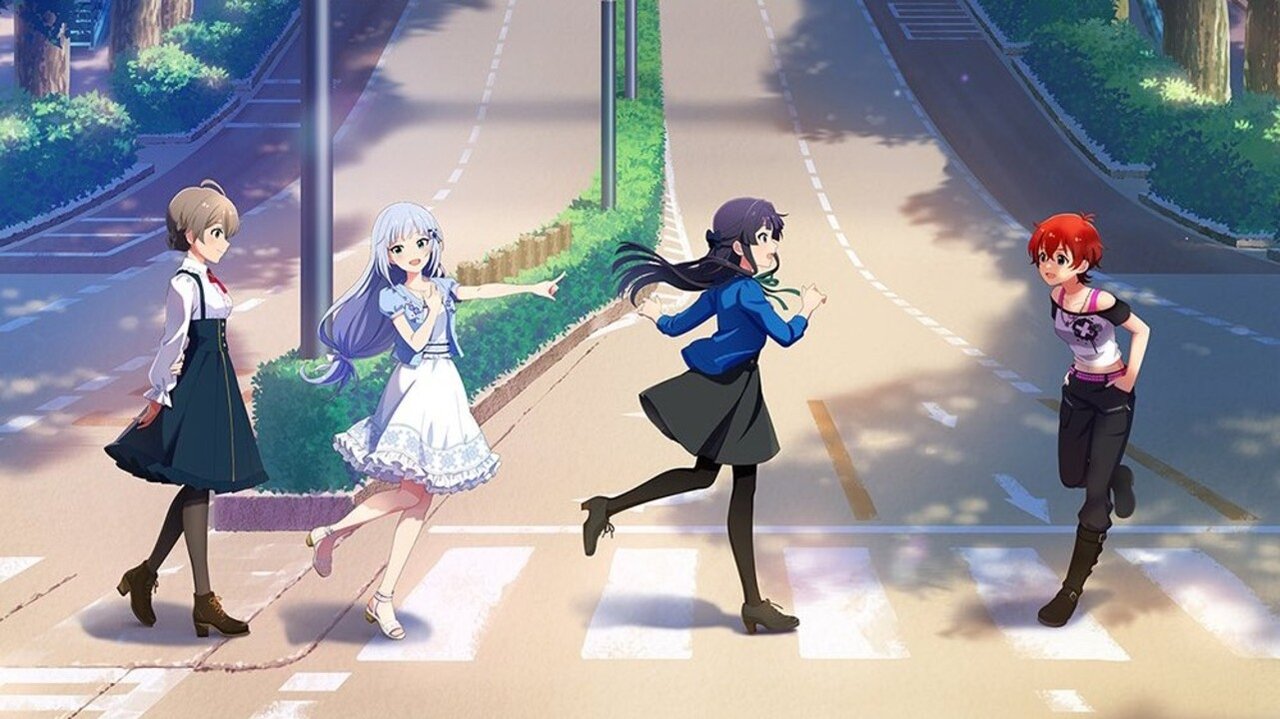 Backdrop image for movie Ijigen Fes IDOLM@STER★♥Love Live! Uta Gassen