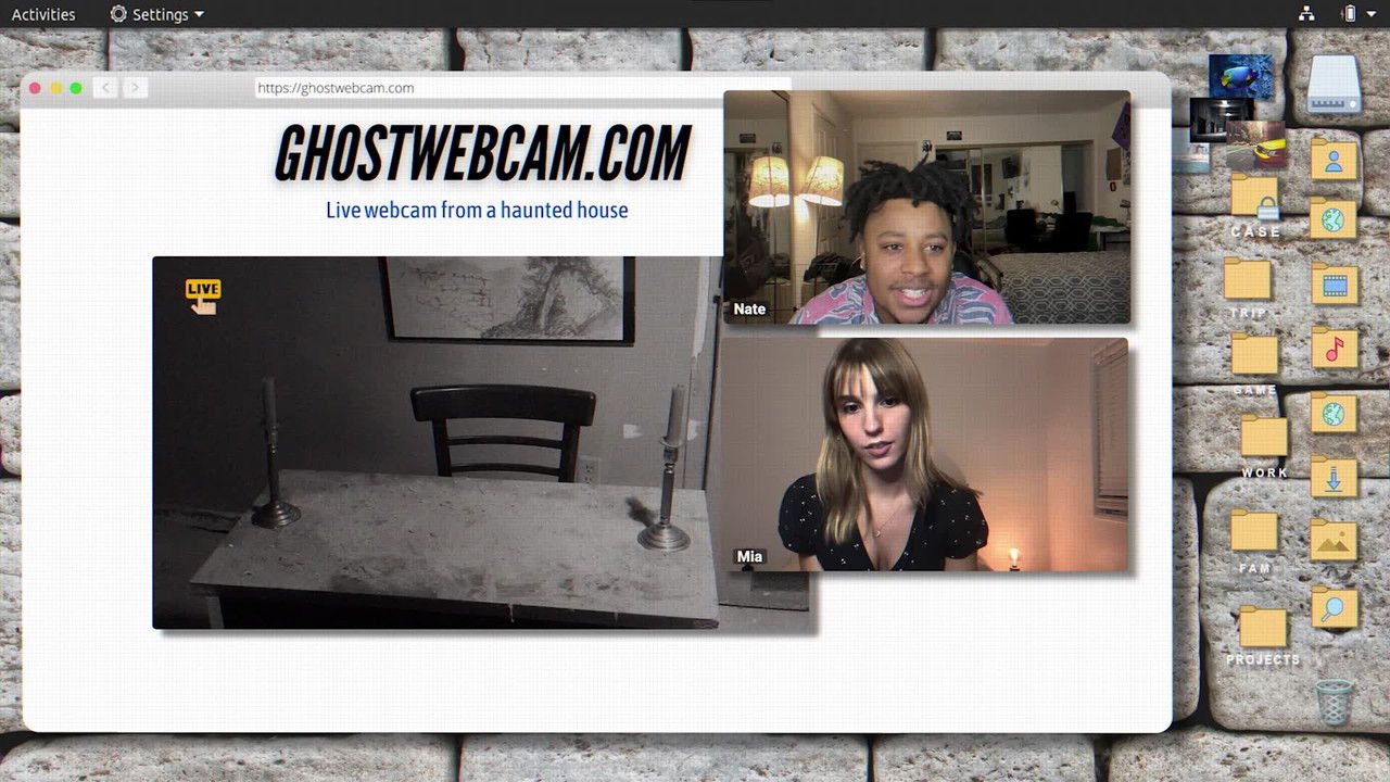 Backdrop image for movie Ghost Webcam