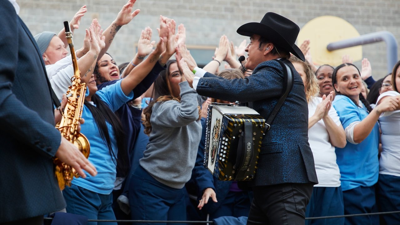Backdrop image for movie Los Tigres del Norte at Folsom Prison